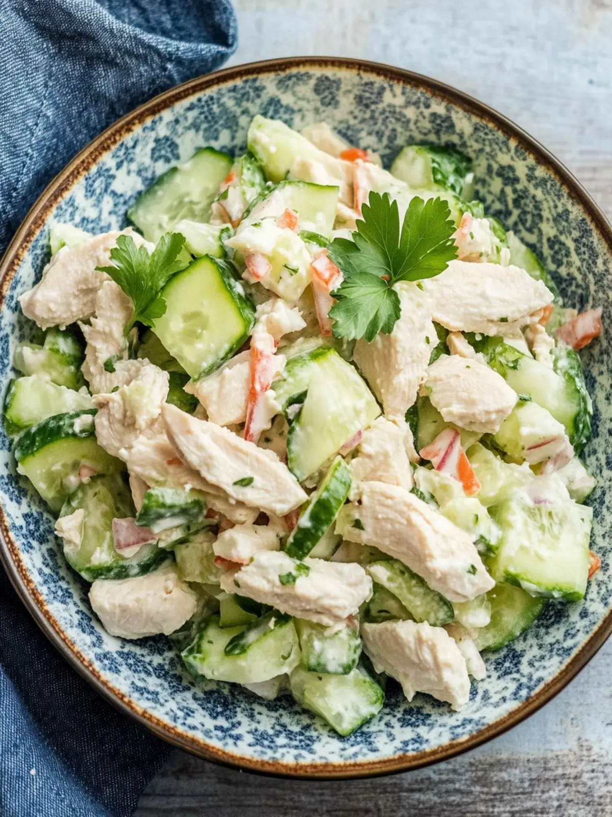 Delicious Cold Cucumber Chicken Salad for a Fresh Twist 4 Cold Cucumber Chicken Salad