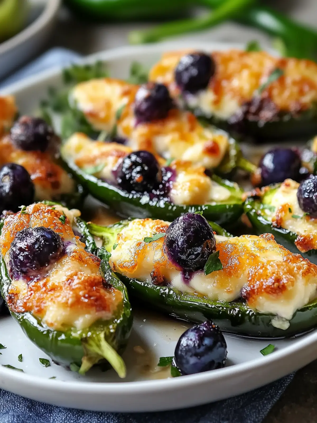 Blueberry Brie Jalapeño Poppers That Wow Every Bite 3 Blueberry Brie Jalapeño Poppers