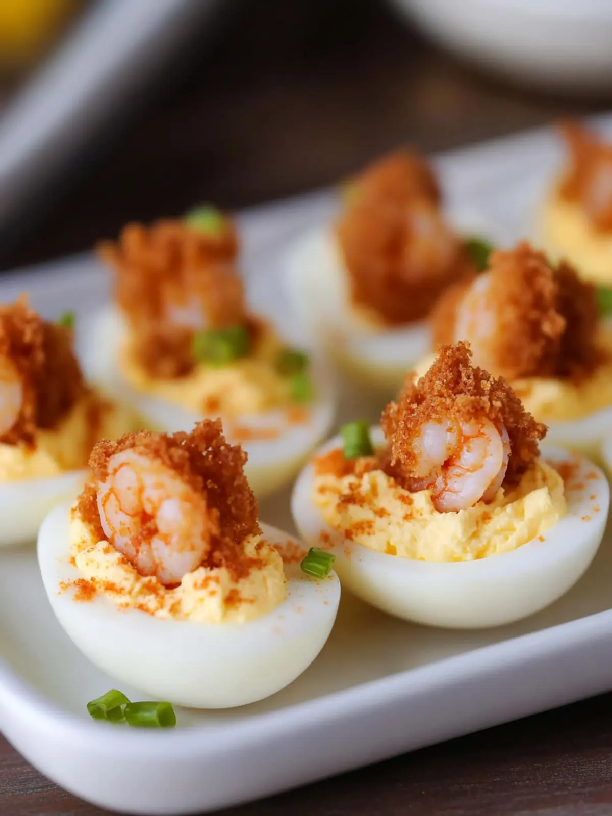 Fried Shrimp Deviled Eggs: A Perfect Party Starter! 5 Fried Shrimp Deviled Eggs