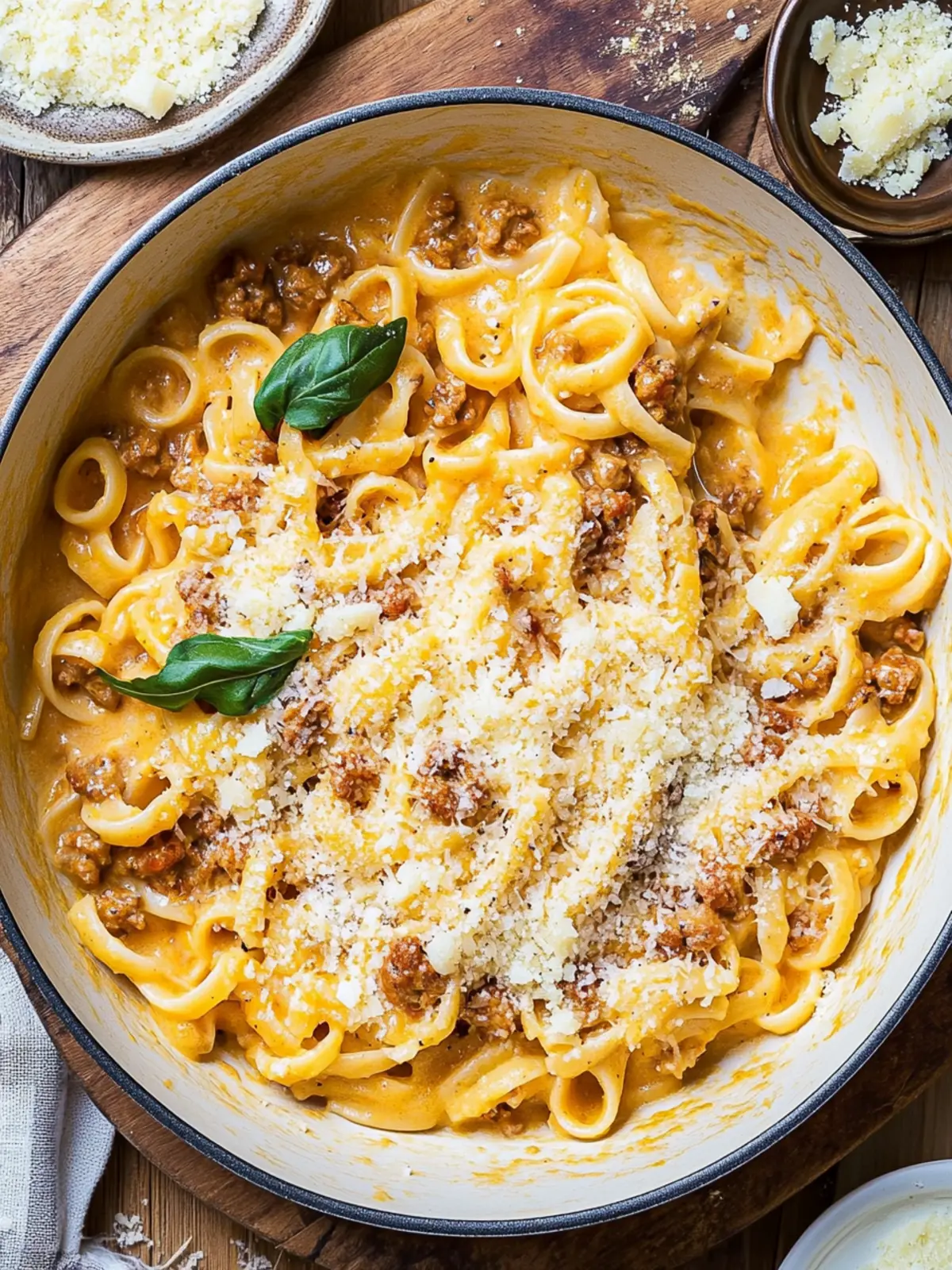 Savory One-Pan Pasta with Creamy Beef and Pumpkin Twist 5 One-Pan Pasta