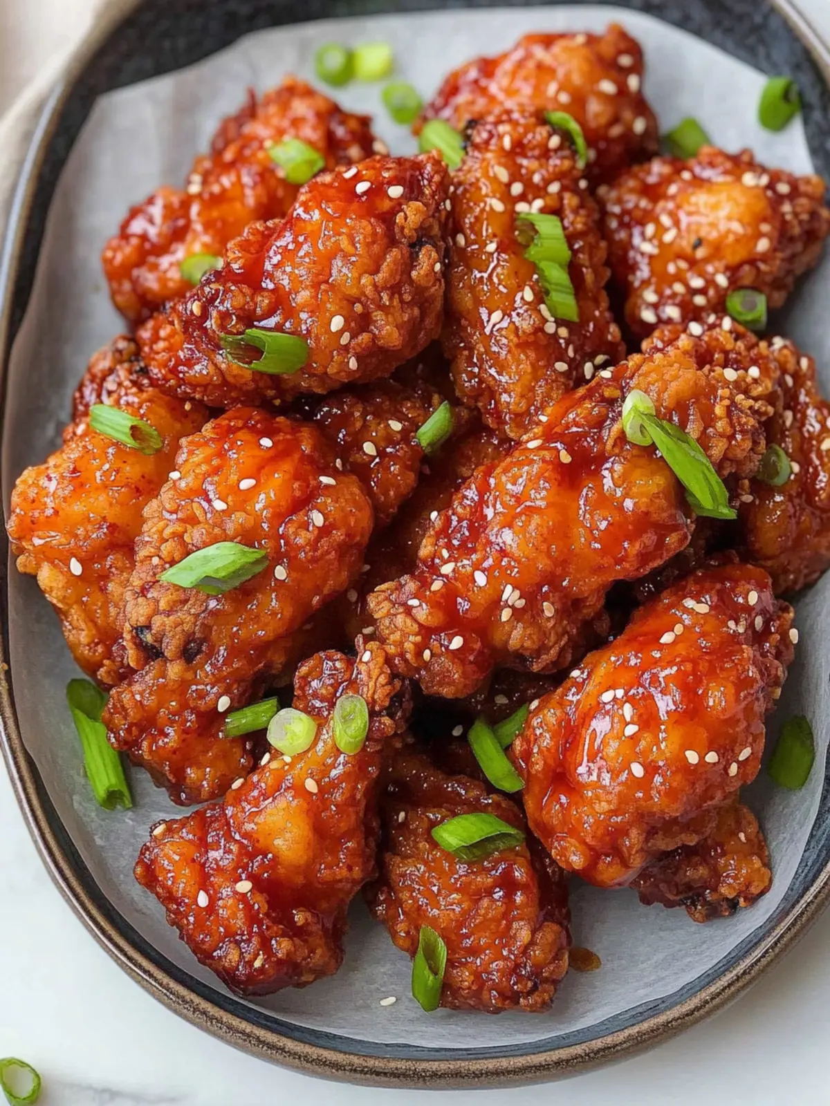 Crispy Korean Fried Chicken Dakgangjeong You’ll Crave Again! 2 Crispy Korean Fried Chicken (Dakgangjeong)
