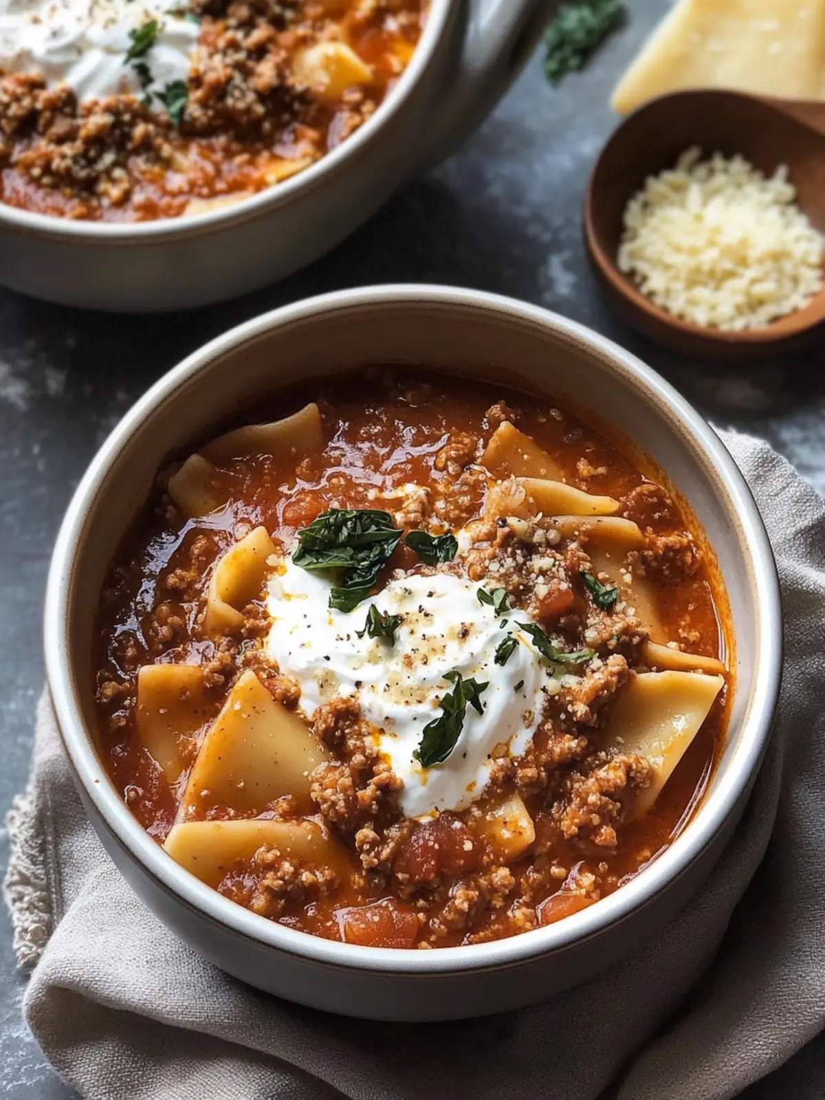 One Pot Lasagna Soup: Ultimate Cozy Comfort in Minutes 4 One Pot Lasagna Soup
