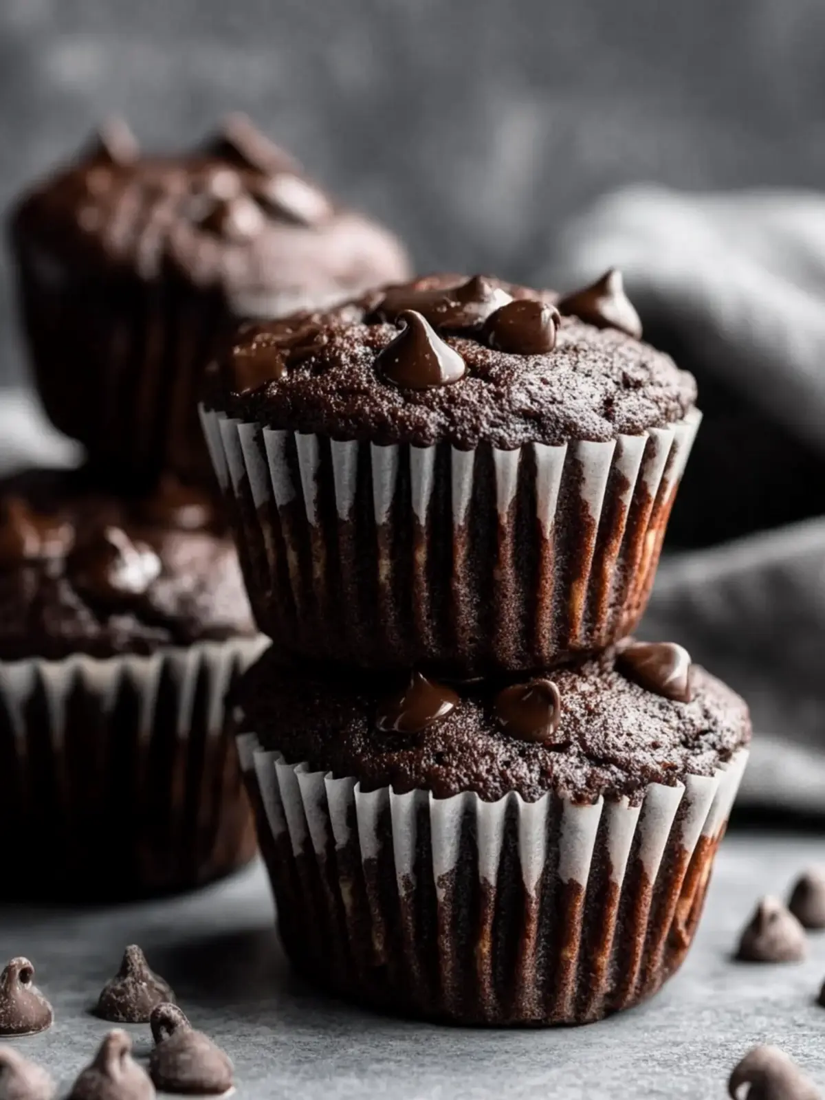 Double Chocolate Banana Muffins That Will Melt Your Heart 4 Double Chocolate Banana Muffins
