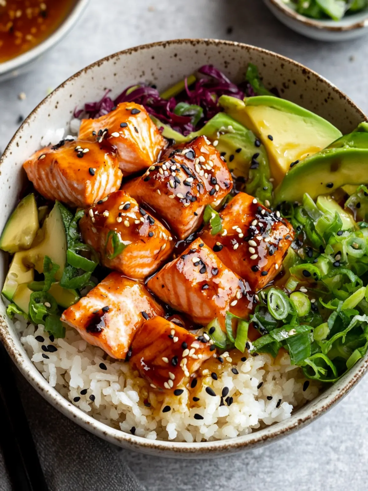 Honey Glazed Salmon Bowl: Your Quick, Healthy Dinner Delight 5 Honey Glazed Salmon Bowl