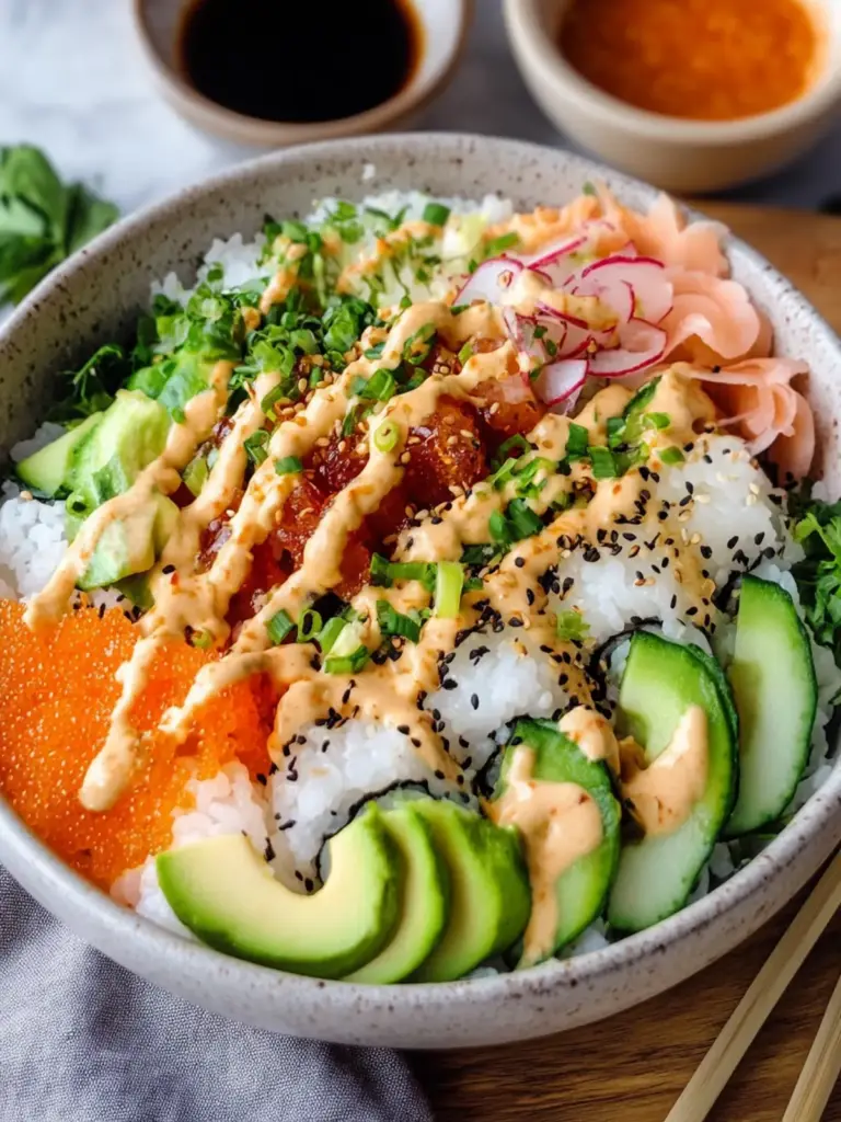 Crunch Roll Sushi Bowl