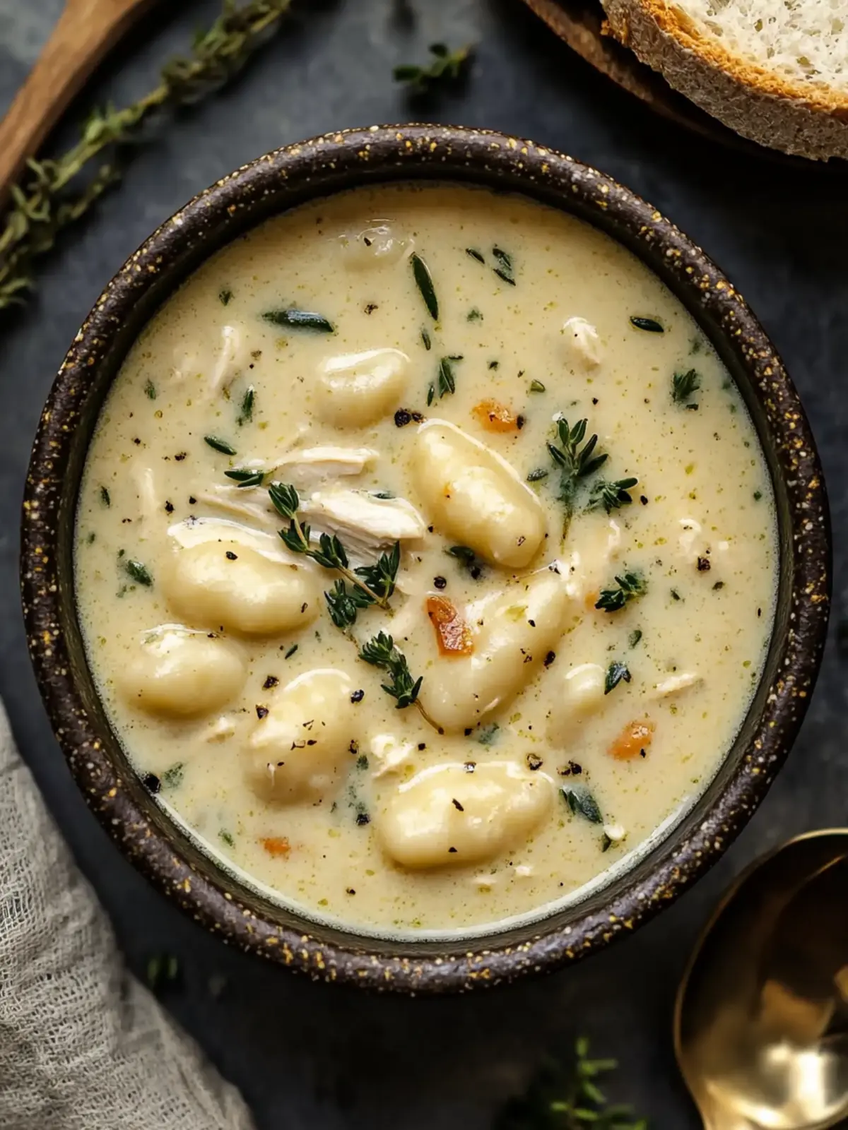 Savor Creamy Garlic Chicken Gnocchi Soup for Cozy Nights 5 Creamy Garlic Chicken Gnocchi Soup