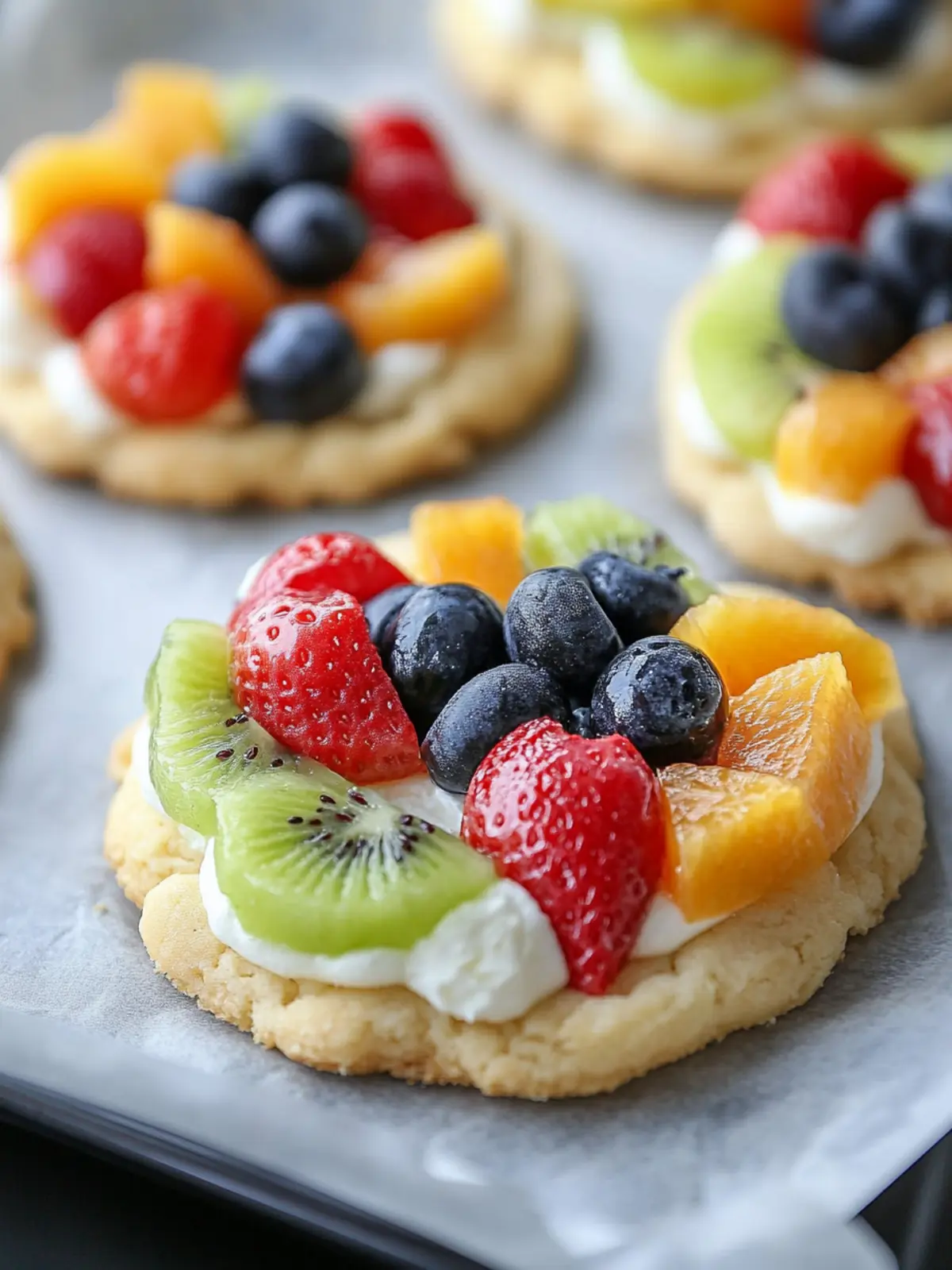 Fruit Pizza Cookies: A Refreshing Twist on a Classic Treat 4 Fruit Pizza Cookies