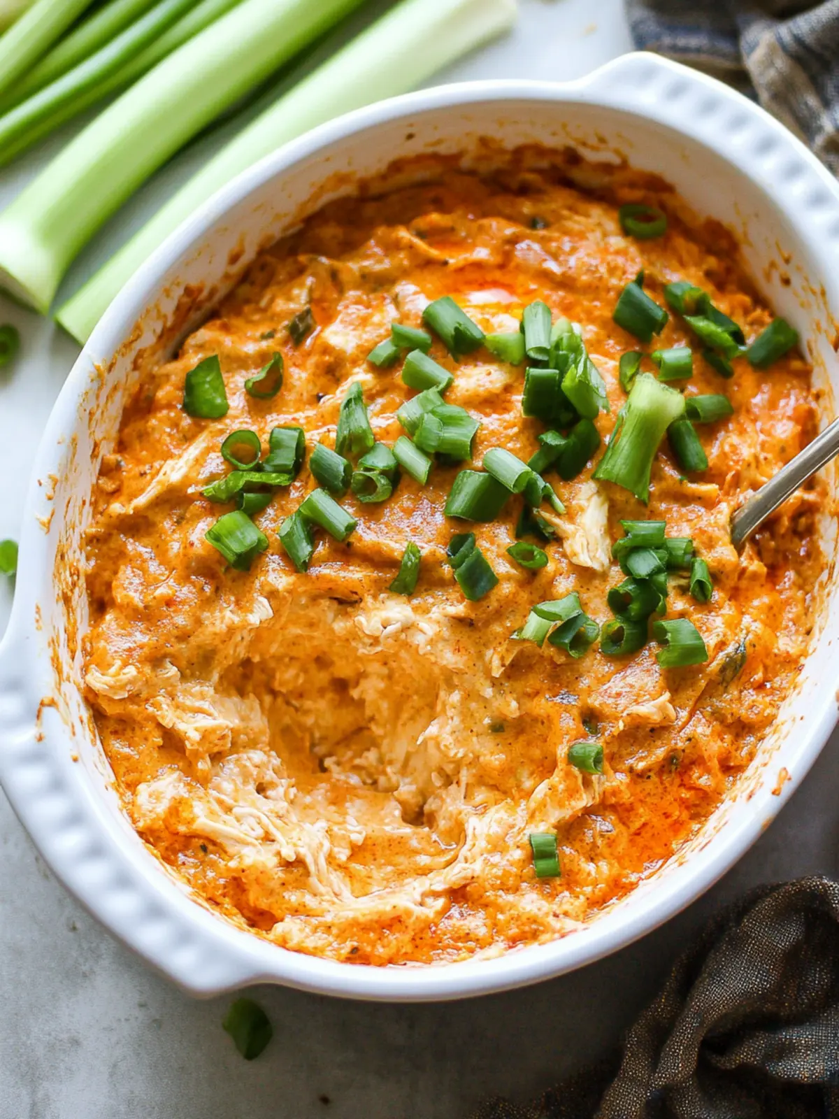Dairy-Free Healthy Buffalo Chicken Dip Everyone Will Love 3 Dairy-Free Healthy Buffalo Chicken Dip