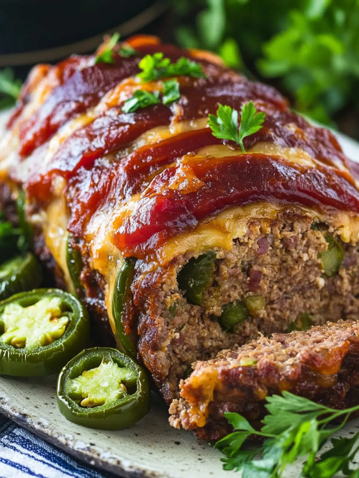 Jalapeno Popper Stuffed Meatloaf for a Flavor Explosion! 5 Jalapeno Popper Stuffed Meatloaf