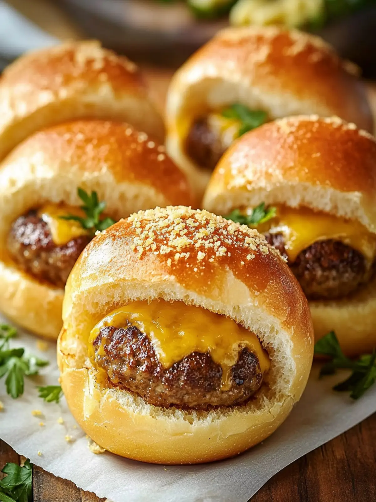 Garlic Parmesan Cheeseburger Bombs That Wow Your Taste Buds 5 Garlic Parmesan Cheeseburger Bombs