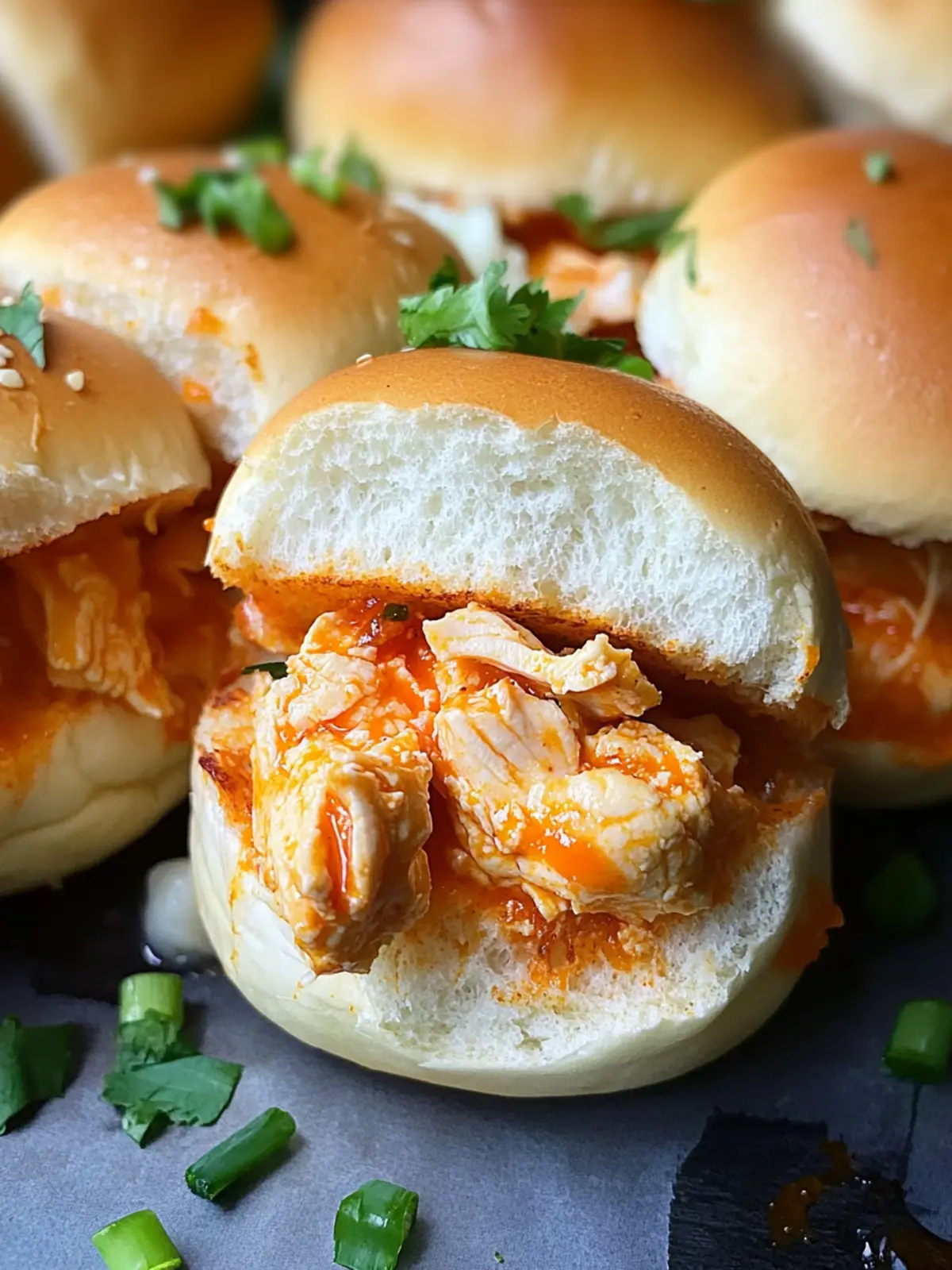 Irresistible Spicy Buffalo Chicken Sliders You’ll Love 3 Spicy Buffalo Chicken Sliders