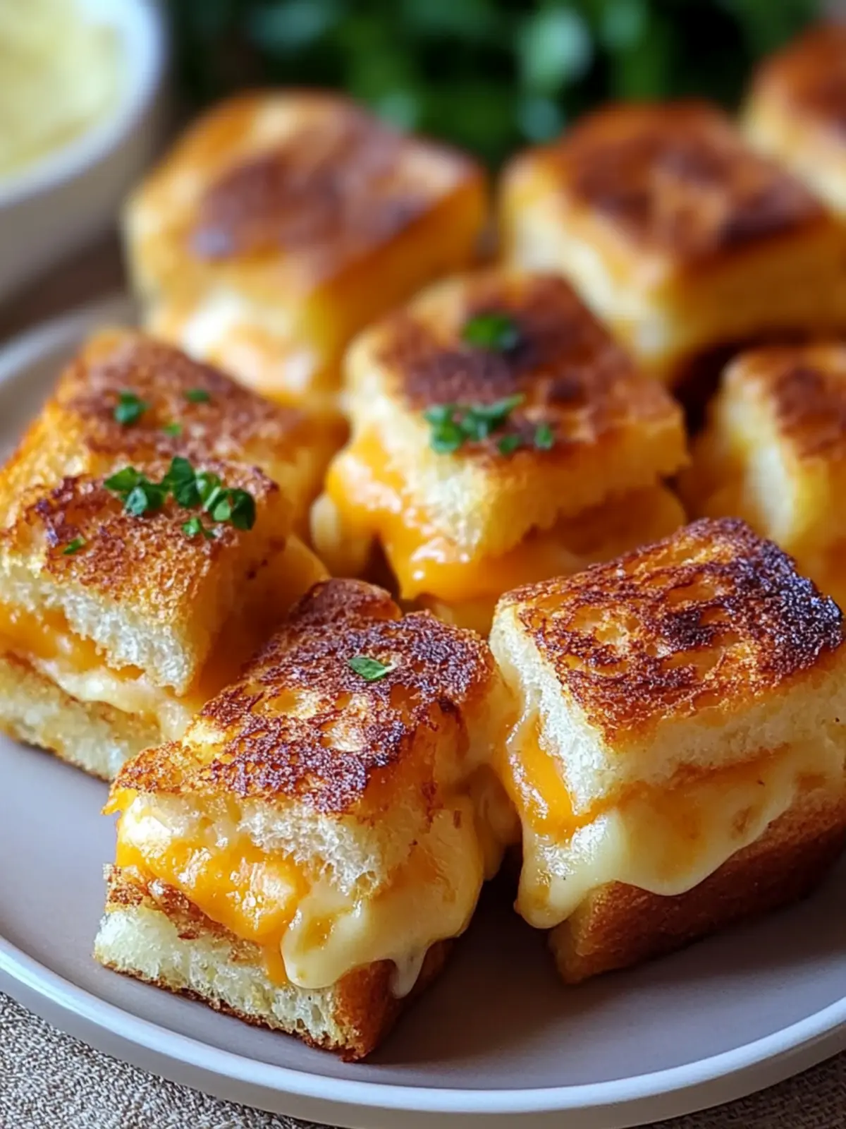 Mini Grilled Cheese Hawaiian Rolls for the Ultimate Snack Fix 2 Mini Grilled Cheese Hawaiian Rolls