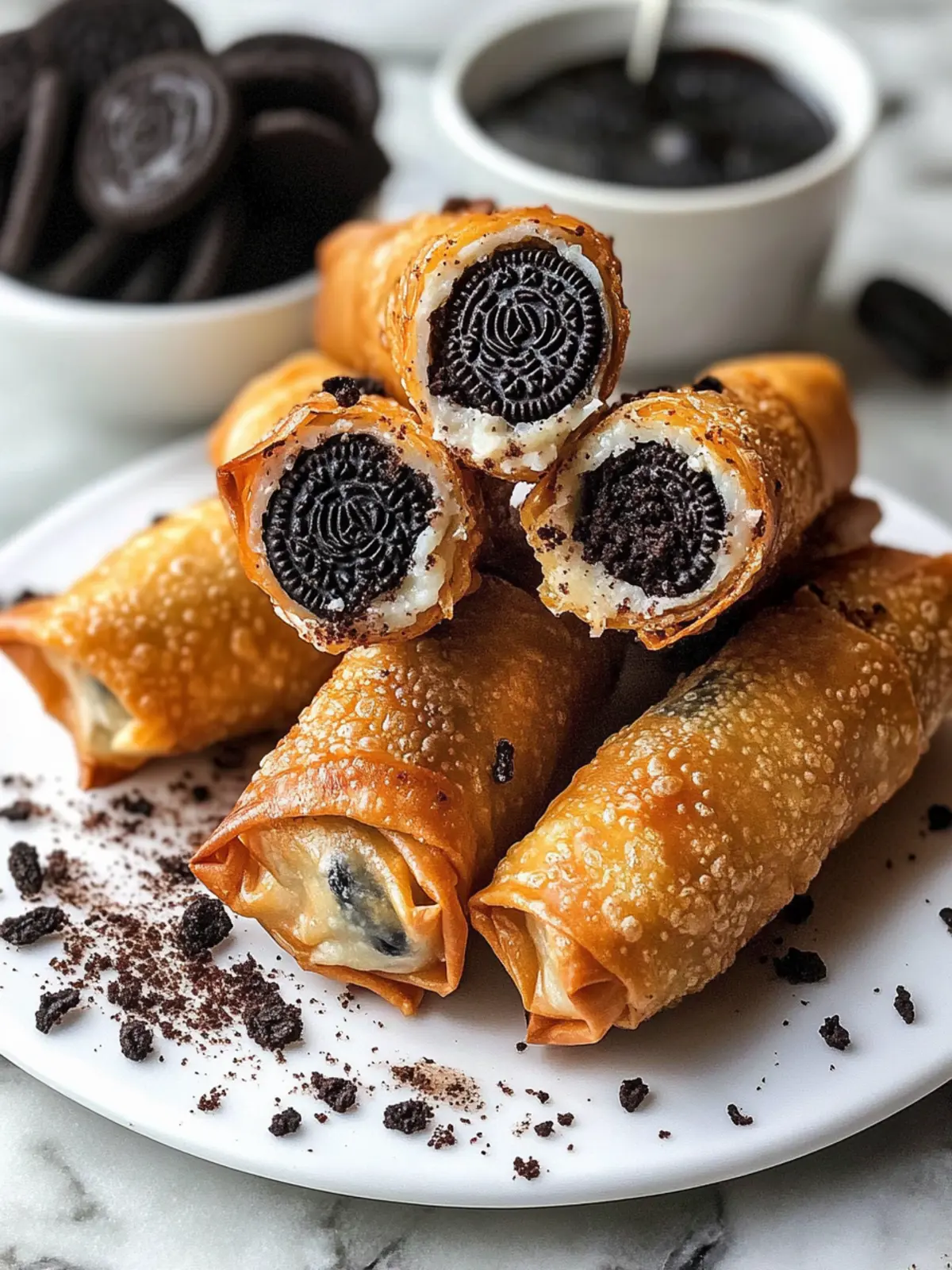 Deliciously Easy Oreo Egg Rolls: Your New Favorite Dessert 3 Oreo Egg Rolls