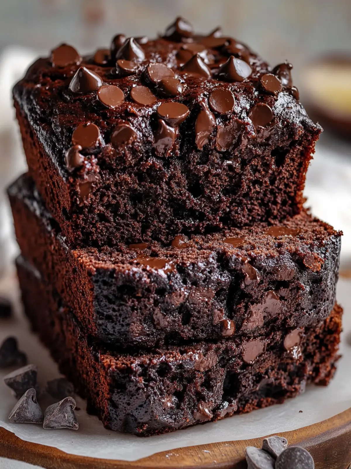 Decadent Double Chocolate Banana Bread That's Easy to Make 5 Double Chocolate Banana Bread