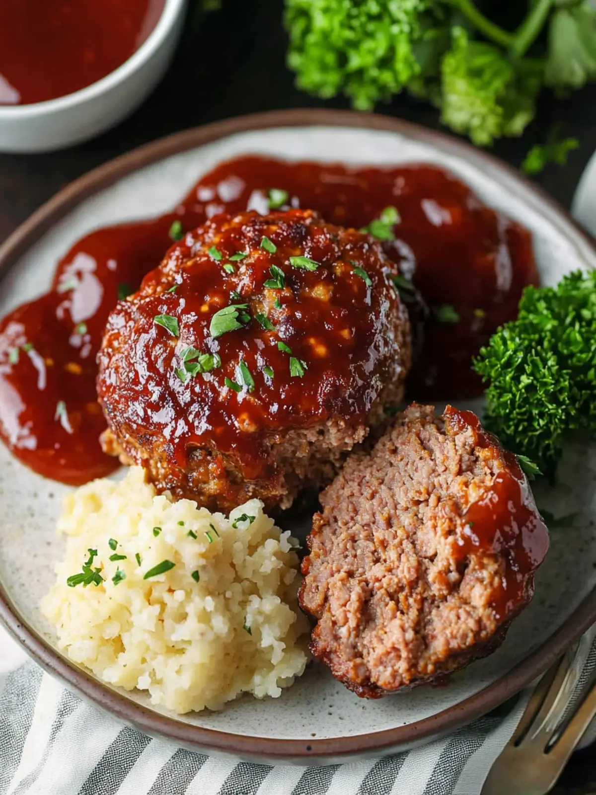 Savory Mini Meatloaf: A Comforting Twist for Family Nights 2 Mini Meatloaf