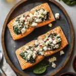Stuffed Salmon With Spinach & Feta for a Quick Dinner Delight 45 Stuffed Salmon With Spinach & Feta
