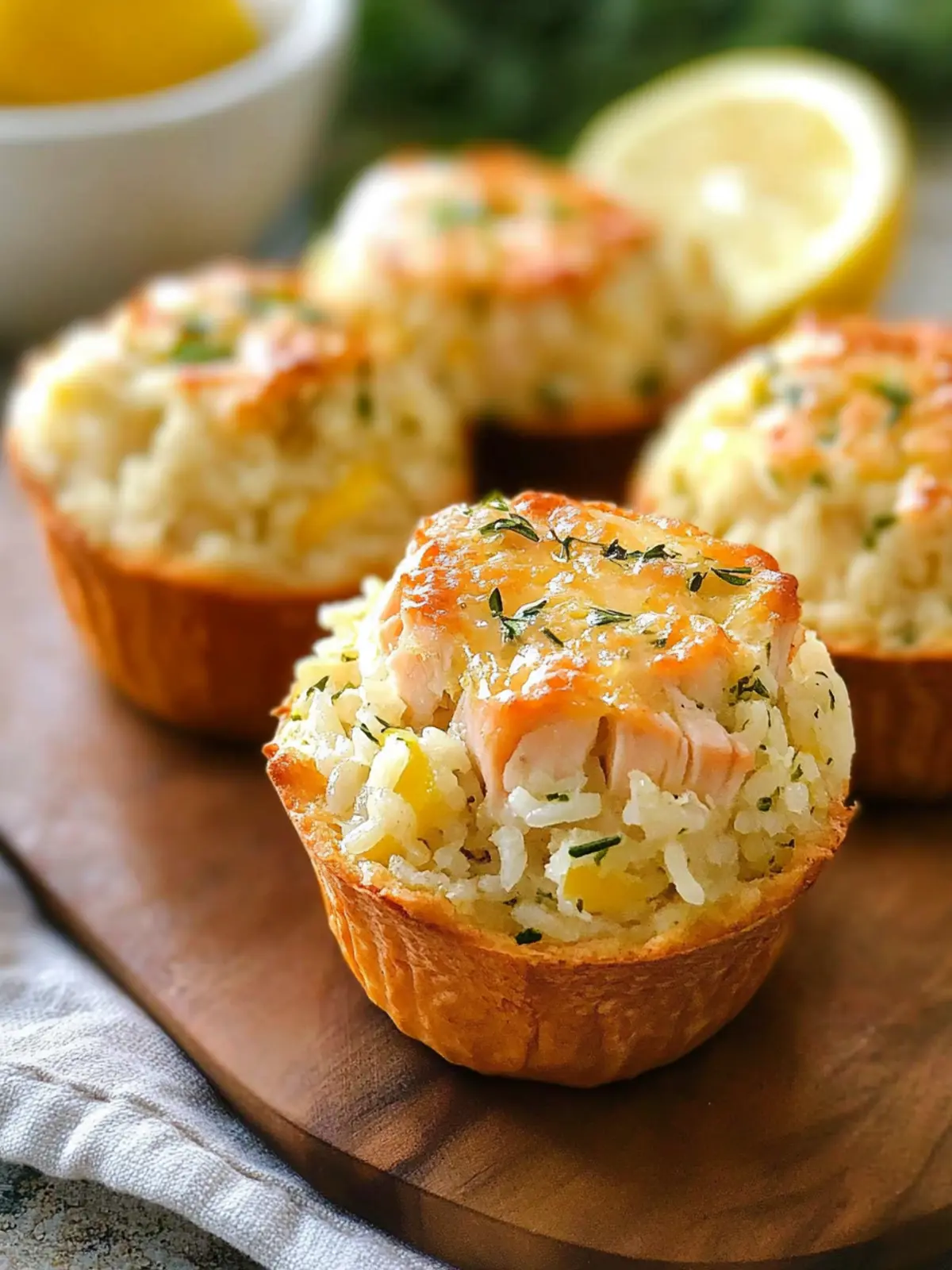 Delicious Lemon Butter Salmon Rice Muffins You’ll Love! 5 Lemon Butter Salmon Rice Muffins