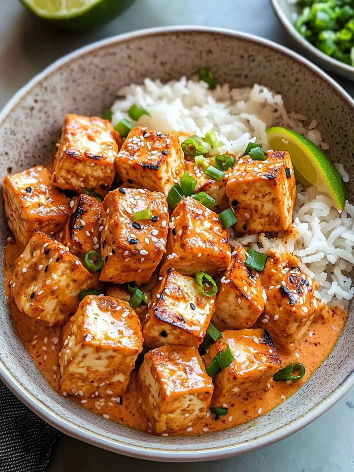 Spicy Tofu with Creamy Coconut Sauce for Ultimate Comfort Food 3 Spicy Tofu with Creamy Coconut Sauce