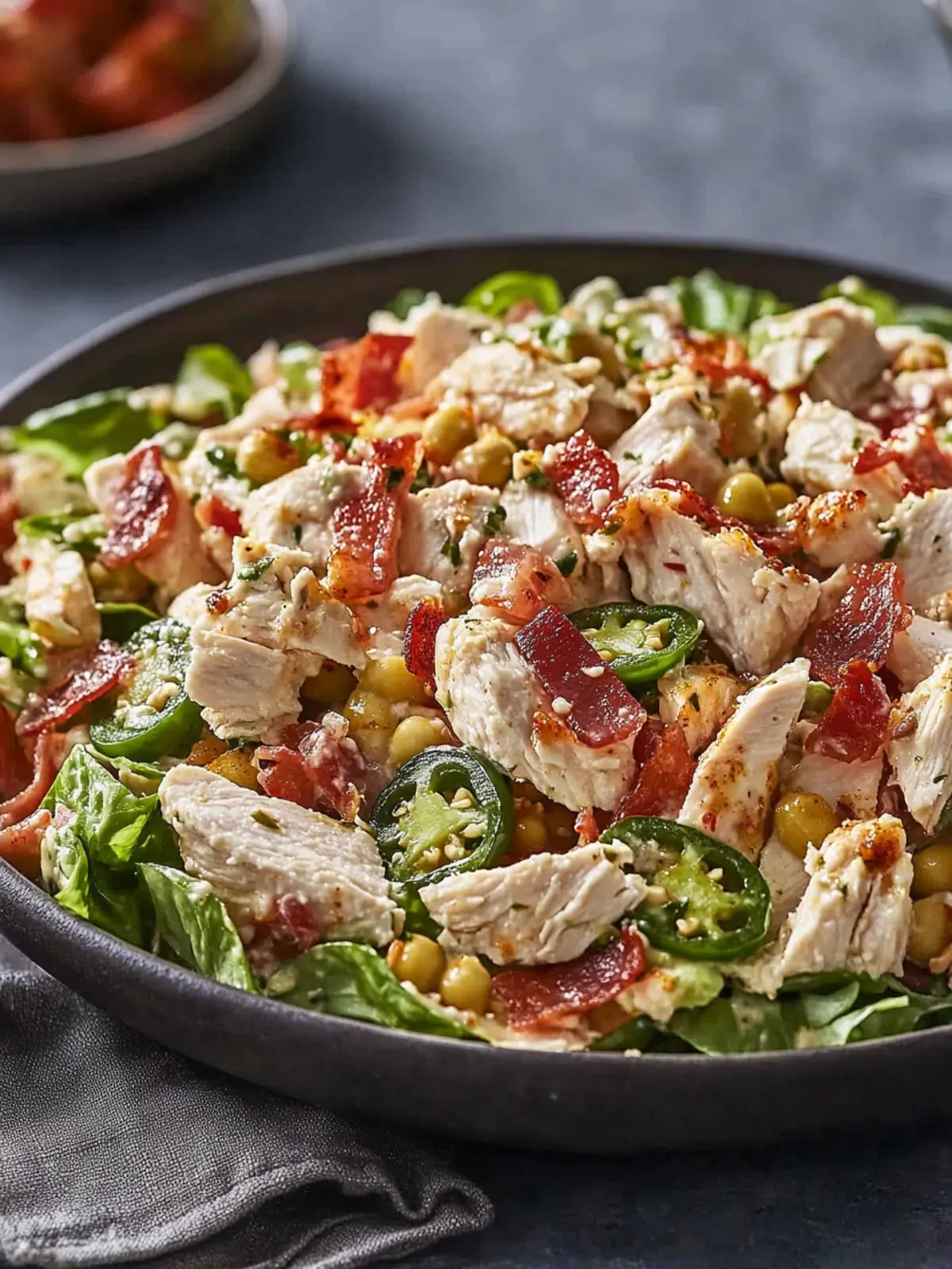 Jalapeño Popper Chicken Salad That'll Spice Up Your Meals 3 Jalapeño Popper Chicken Salad