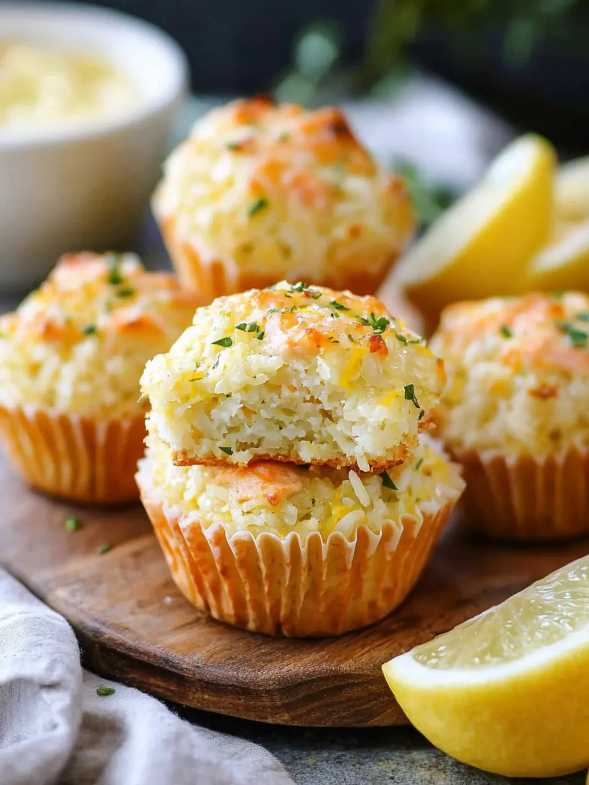 Delicious Lemon Butter Salmon Rice Muffins You’ll Love! 4 Lemon Butter Salmon Rice Muffins