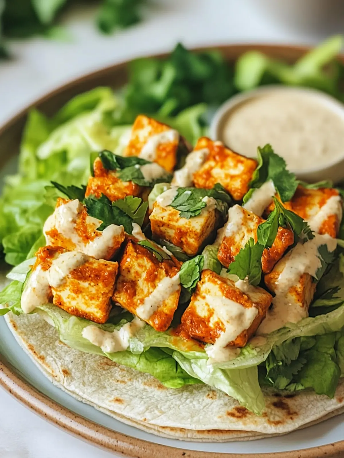 Spicy Buffalo Tofu Wraps for Quick Vegan Delights 3 Buffalo Tofu Wraps