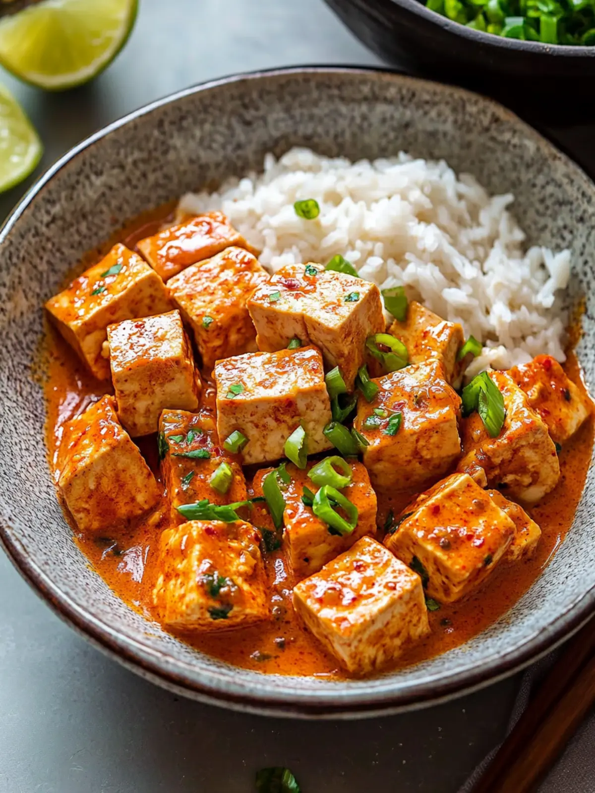 Spicy Tofu with Creamy Coconut Sauce for Ultimate Comfort Food 4 Spicy Tofu with Creamy Coconut Sauce
