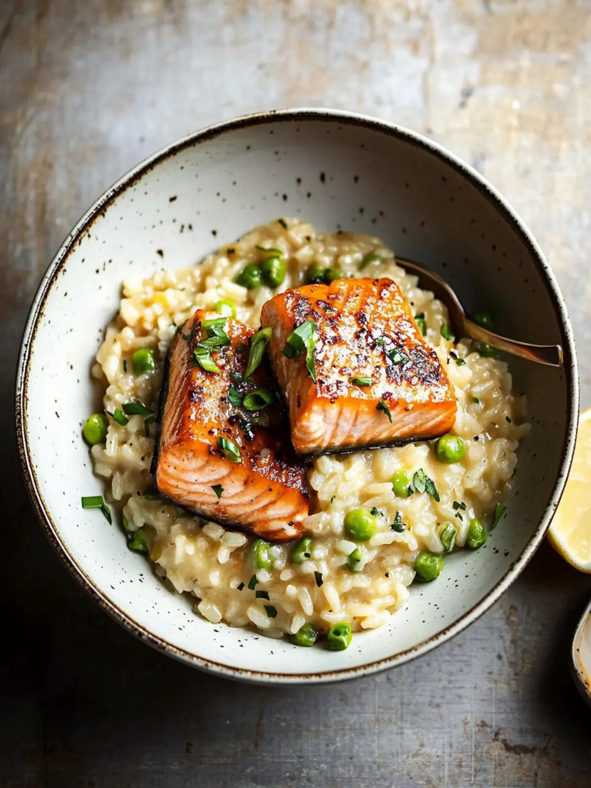 Delicious Japanese Style Risotto with Seared Salmon Delight 5 Japanese Style Risotto with Seared Salmon