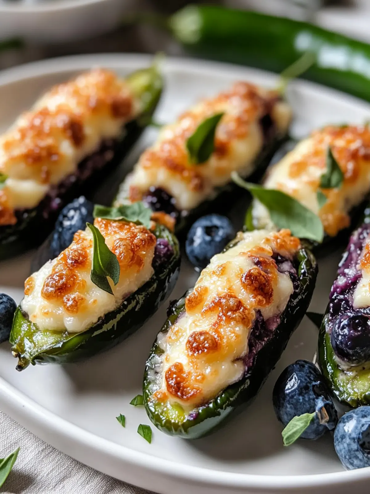 Blueberry Brie Jalapeño Poppers That Wow Every Bite 4 Blueberry Brie Jalapeño Poppers