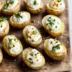 Mini Baked Potatoes with Flavor-Packed Toppings Galore 8 Mini Baked Potatoes