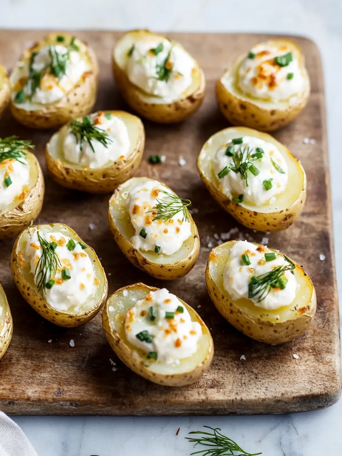 Mini Baked Potatoes with Flavor-Packed Toppings Galore 5 Mini Baked Potatoes