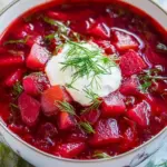 Classic Borscht: Hearty Meatless Beet Soup for All Seasons 7 Classic Borscht