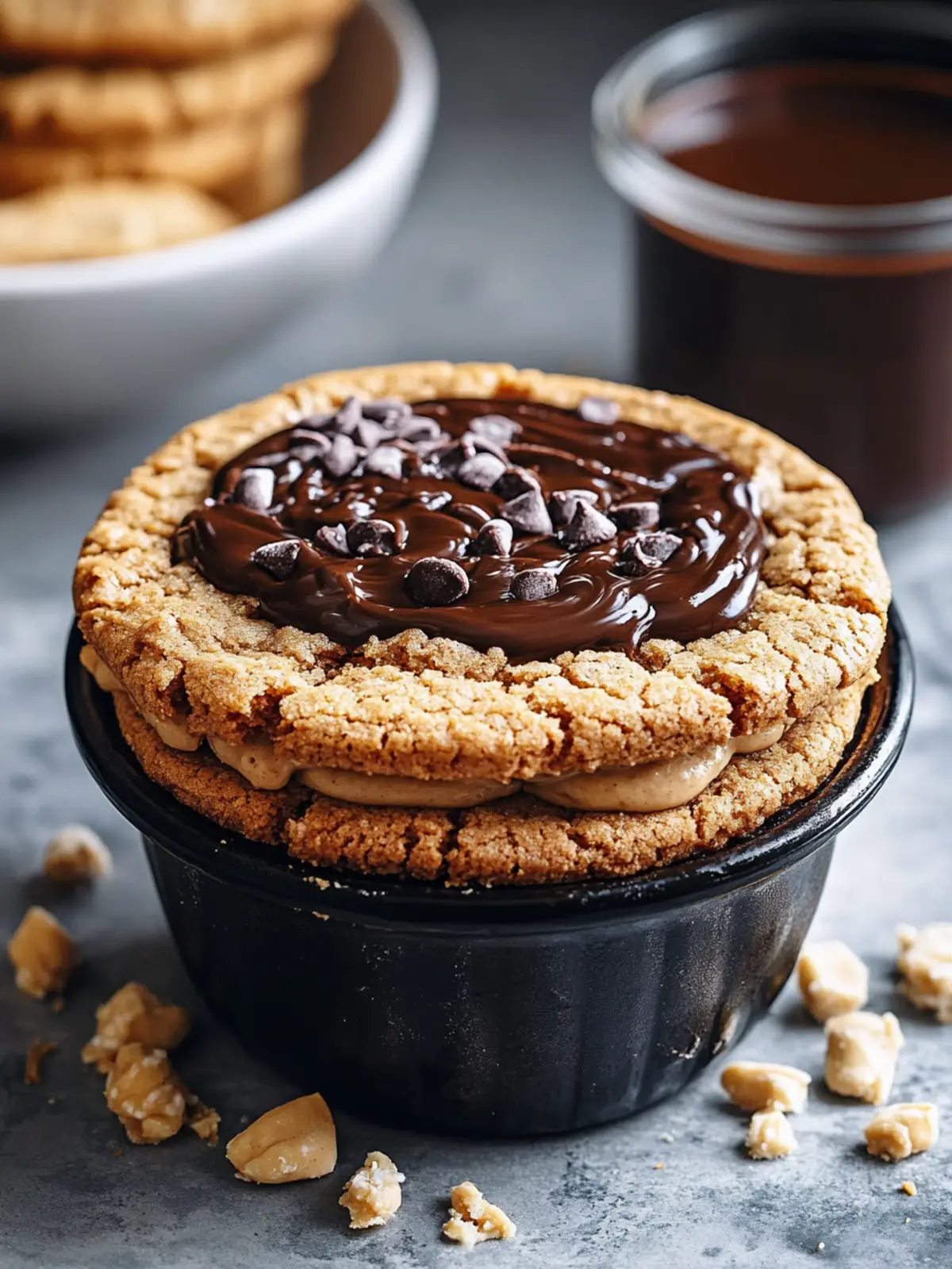 Decadent Peanut Butter Cookie Sandwich Bake You’ll Crave 5 Peanut Butter Cookie Sandwich Bake