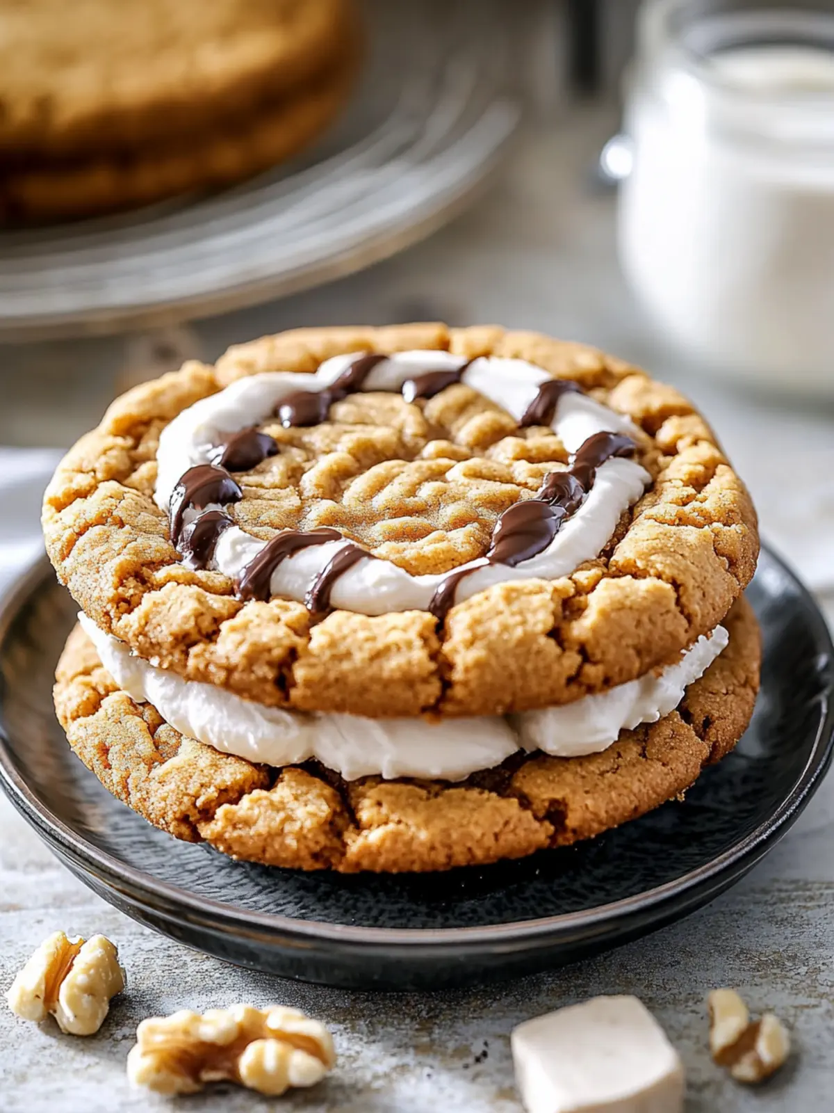 Decadent Peanut Butter Cookie Sandwich Bake You’ll Crave 2 Peanut Butter Cookie Sandwich Bake