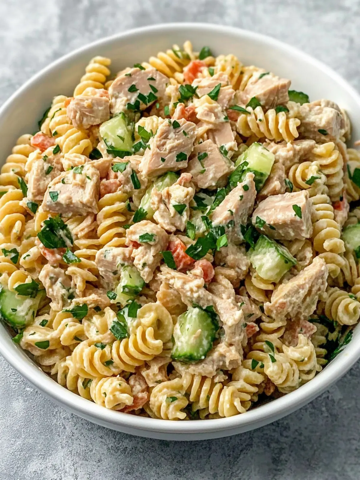 Creamy Tuna Pasta Salad You'll Crave This Summer 2 Tuna Pasta Salad