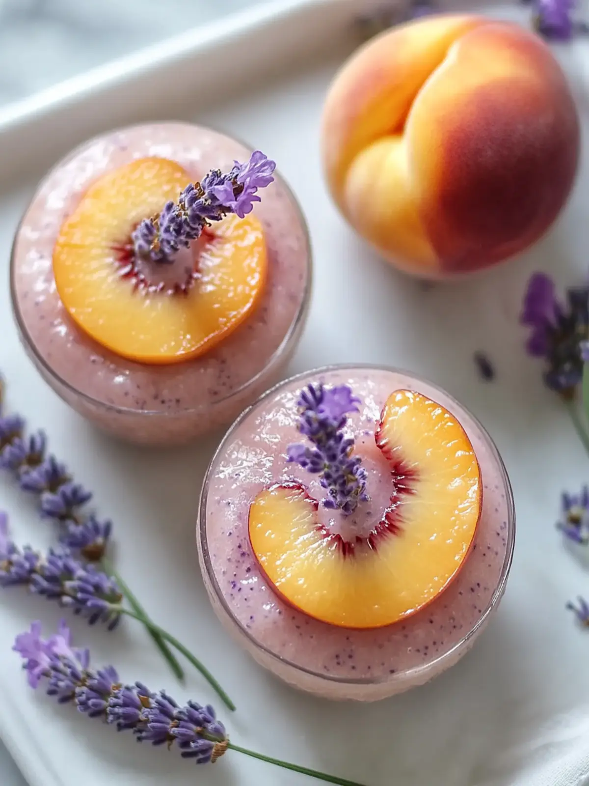 Delightful Lavender Honey Peach Cups for a Sweet Summer Treat 2 Lavender Honey Peach Cups