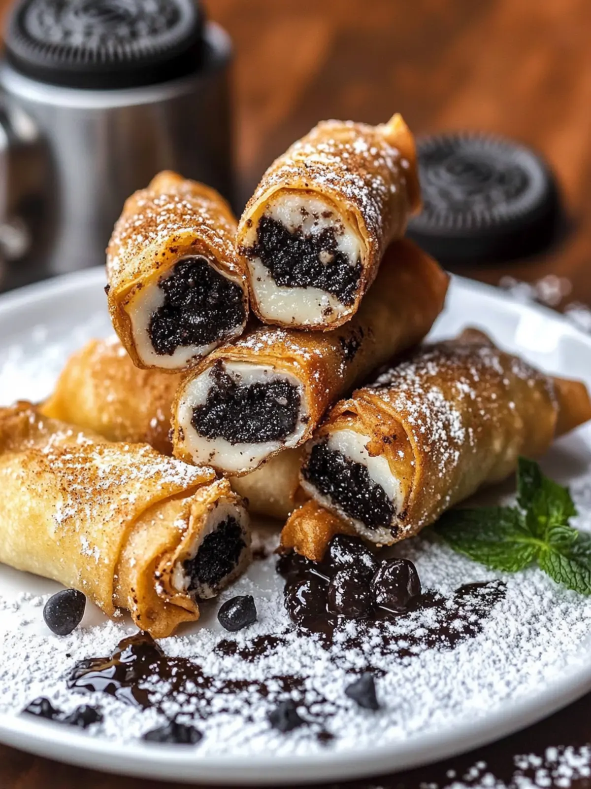Deliciously Easy Oreo Egg Rolls: Your New Favorite Dessert 2 Oreo Egg Rolls