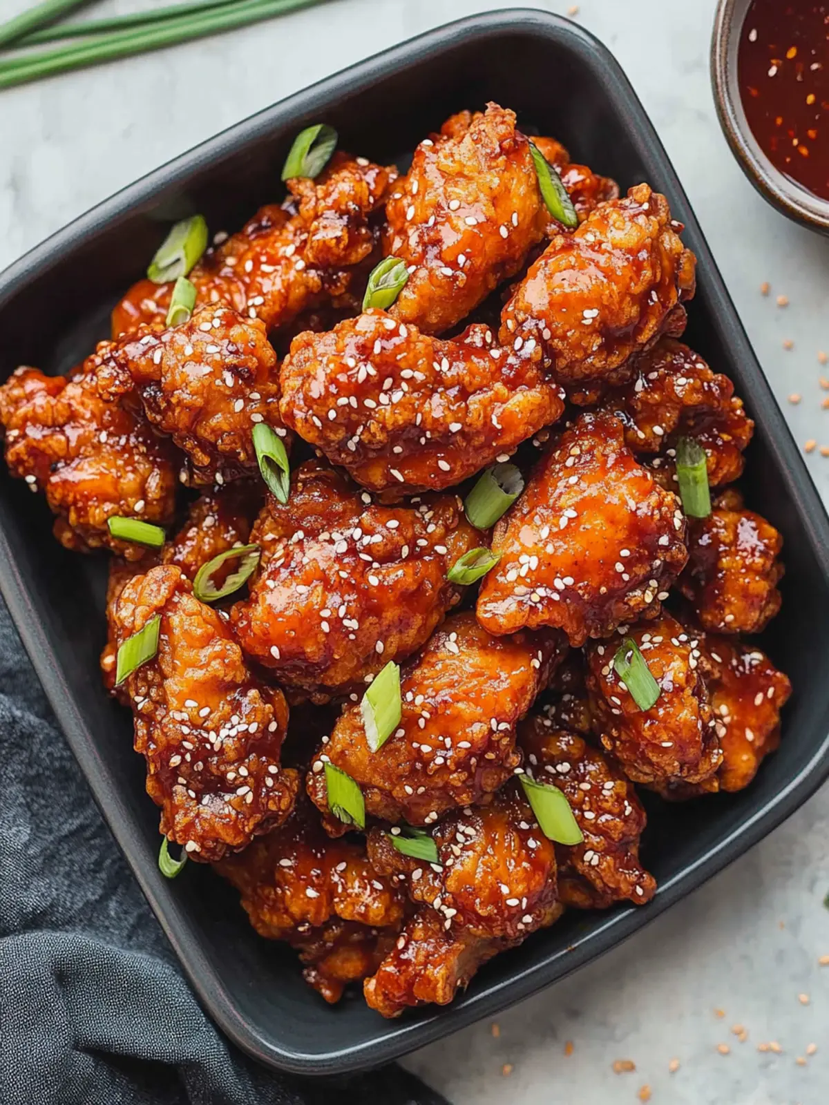 Crispy Korean Fried Chicken Dakgangjeong You’ll Crave Again! 5 Crispy Korean Fried Chicken (Dakgangjeong)