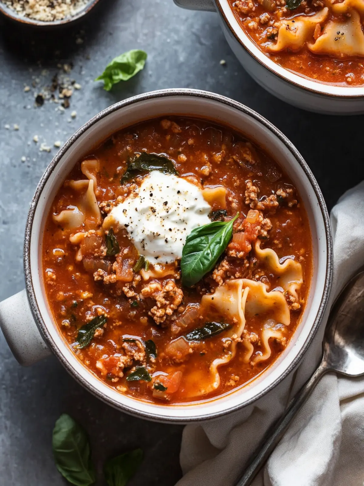 One Pot Lasagna Soup: Ultimate Cozy Comfort in Minutes 3 One Pot Lasagna Soup