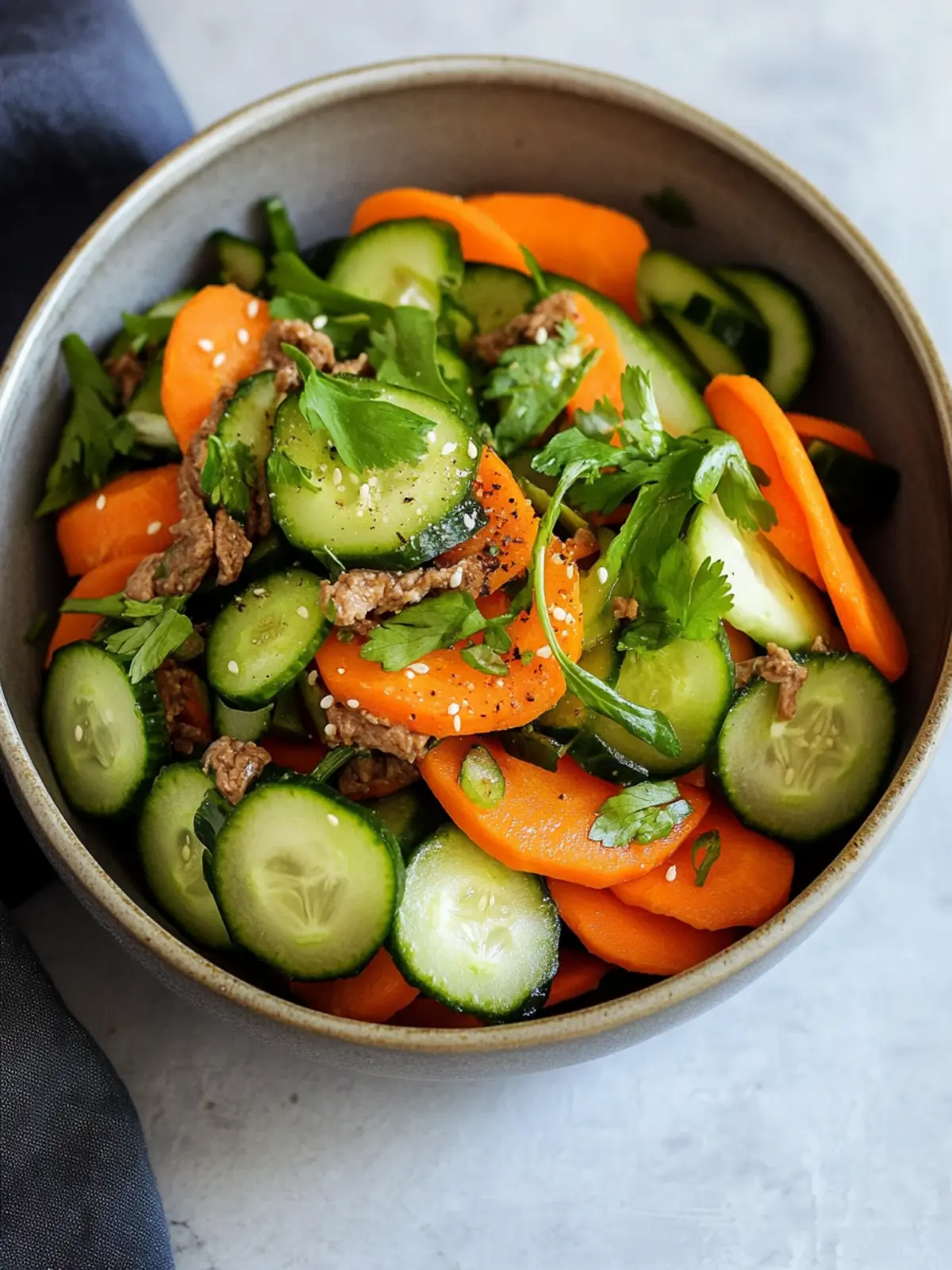Crisp Carrot and Cucumber Salad: A Refreshing Summer Delight 3 Carrot and Cucumber Salad