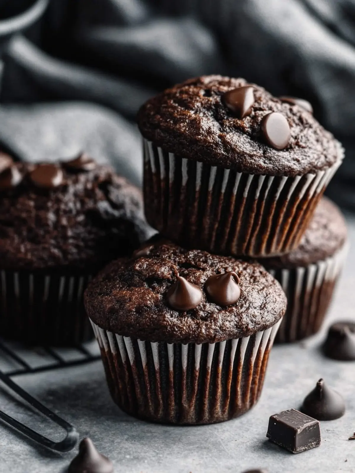 Double Chocolate Banana Muffins That Will Melt Your Heart 3 Double Chocolate Banana Muffins