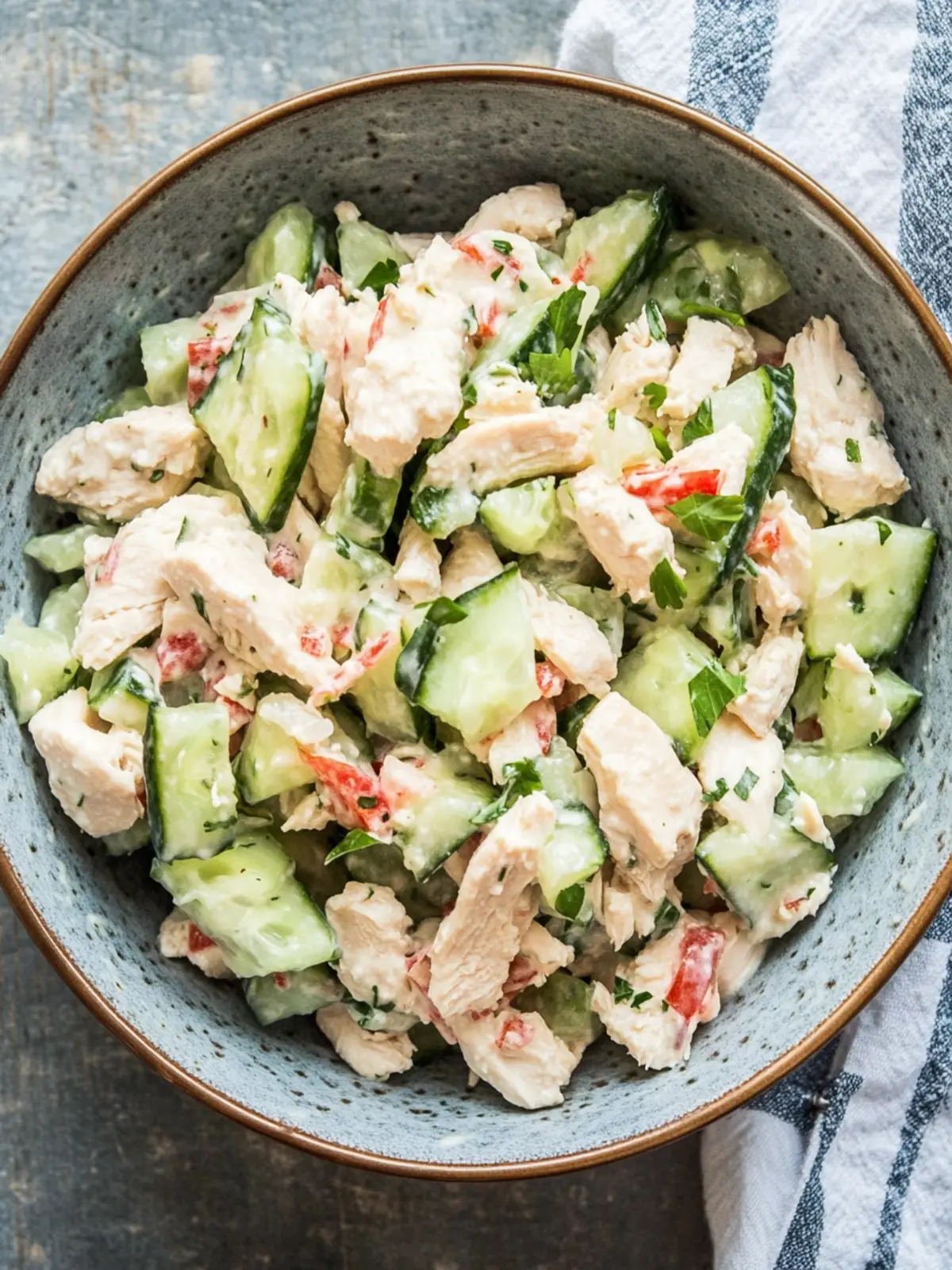 Delicious Cold Cucumber Chicken Salad for a Fresh Twist 2 Cold Cucumber Chicken Salad