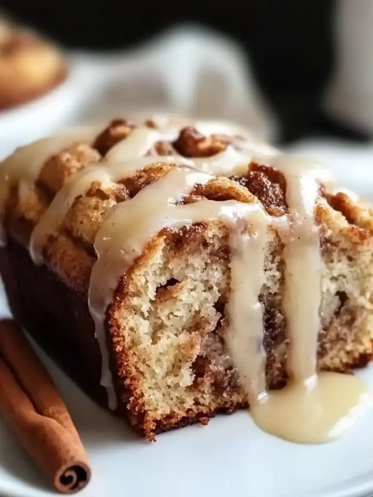 Cinnamon Roll Banana Bread