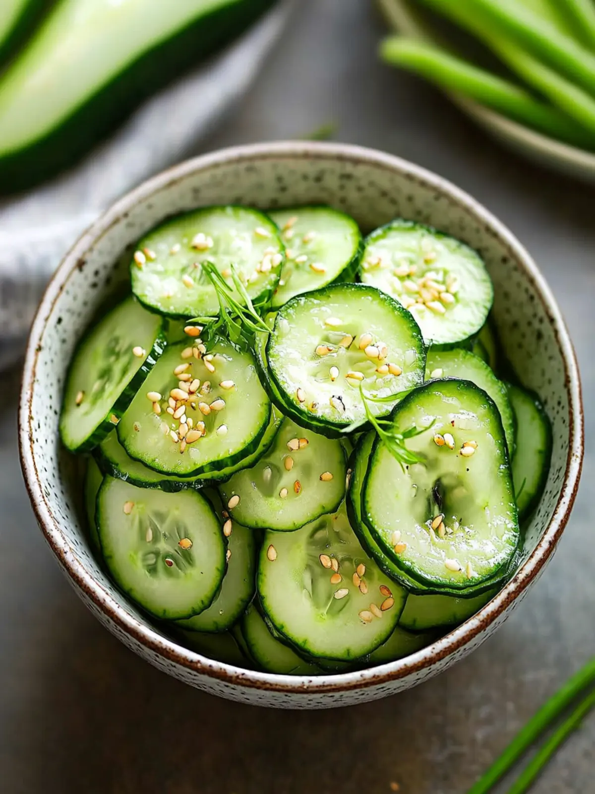 Refreshing Sunomono: Zesty Japanese Cucumber Salad Delight 4 Sunomono (Japanese Cucumber Salad)