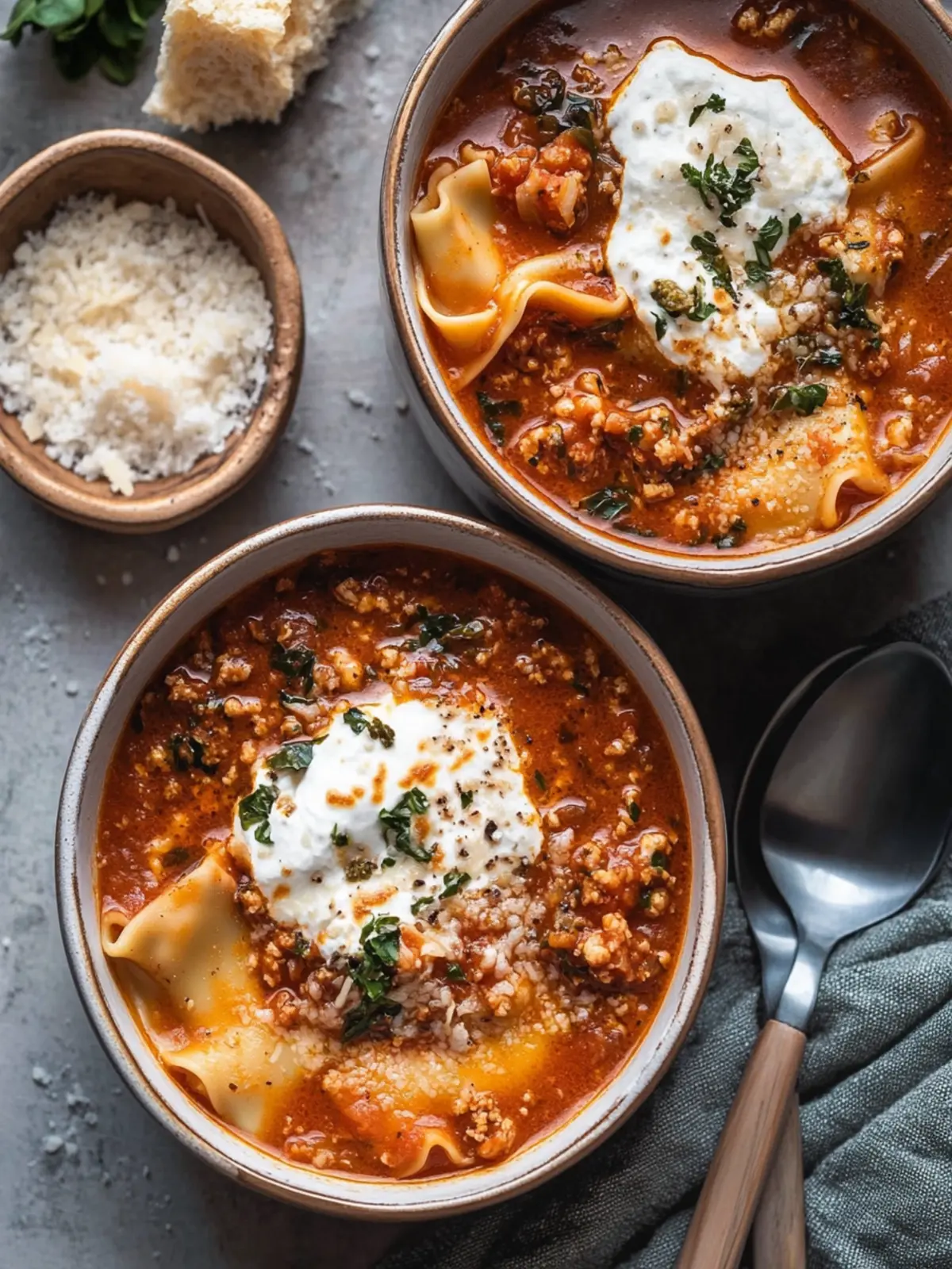 One Pot Lasagna Soup: Ultimate Cozy Comfort in Minutes 2 One Pot Lasagna Soup