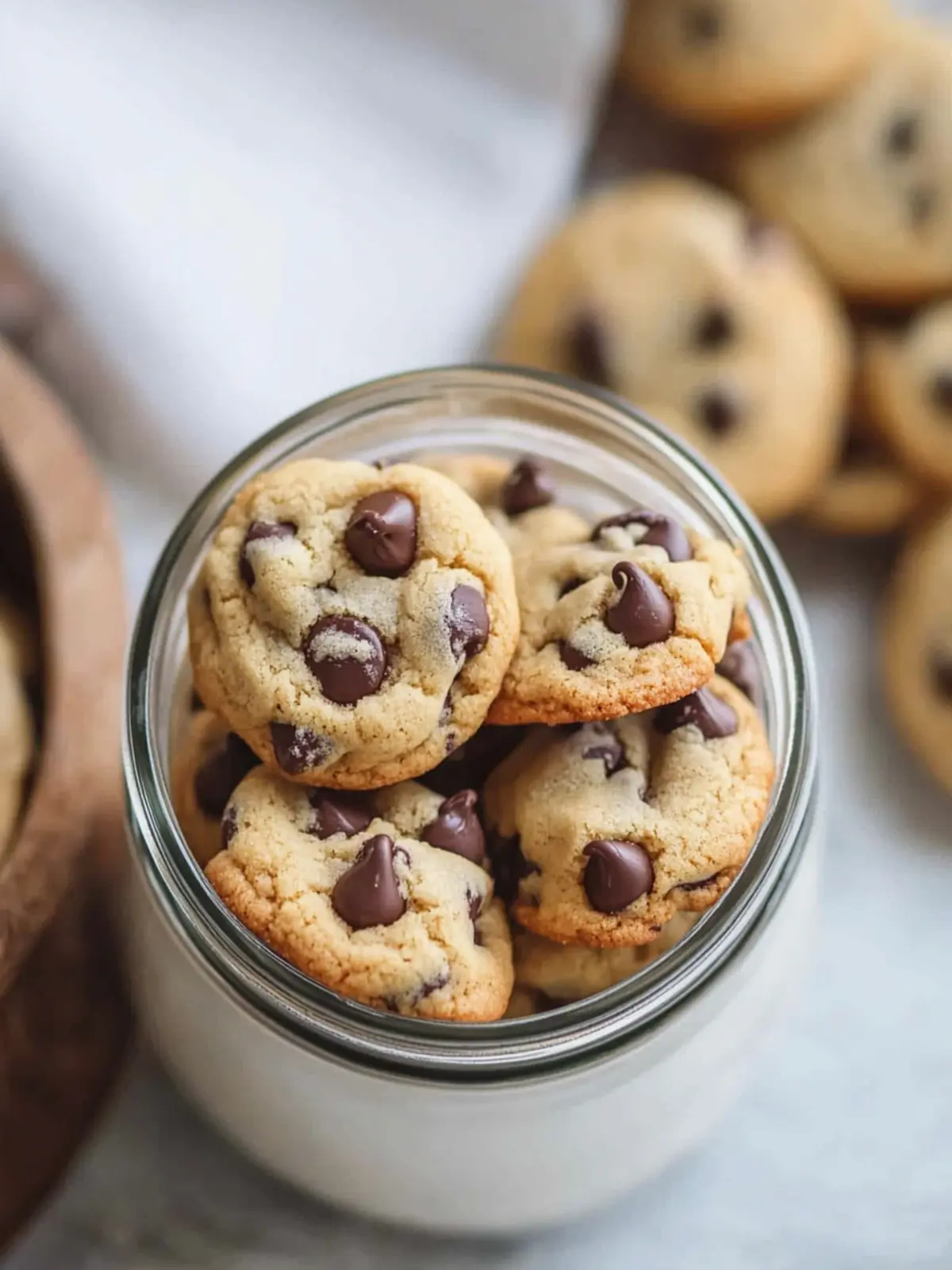 Irresistible Mini Chocolate Chip Cookies You'll Love to Bake 2 Mini Chocolate Chip Cookies