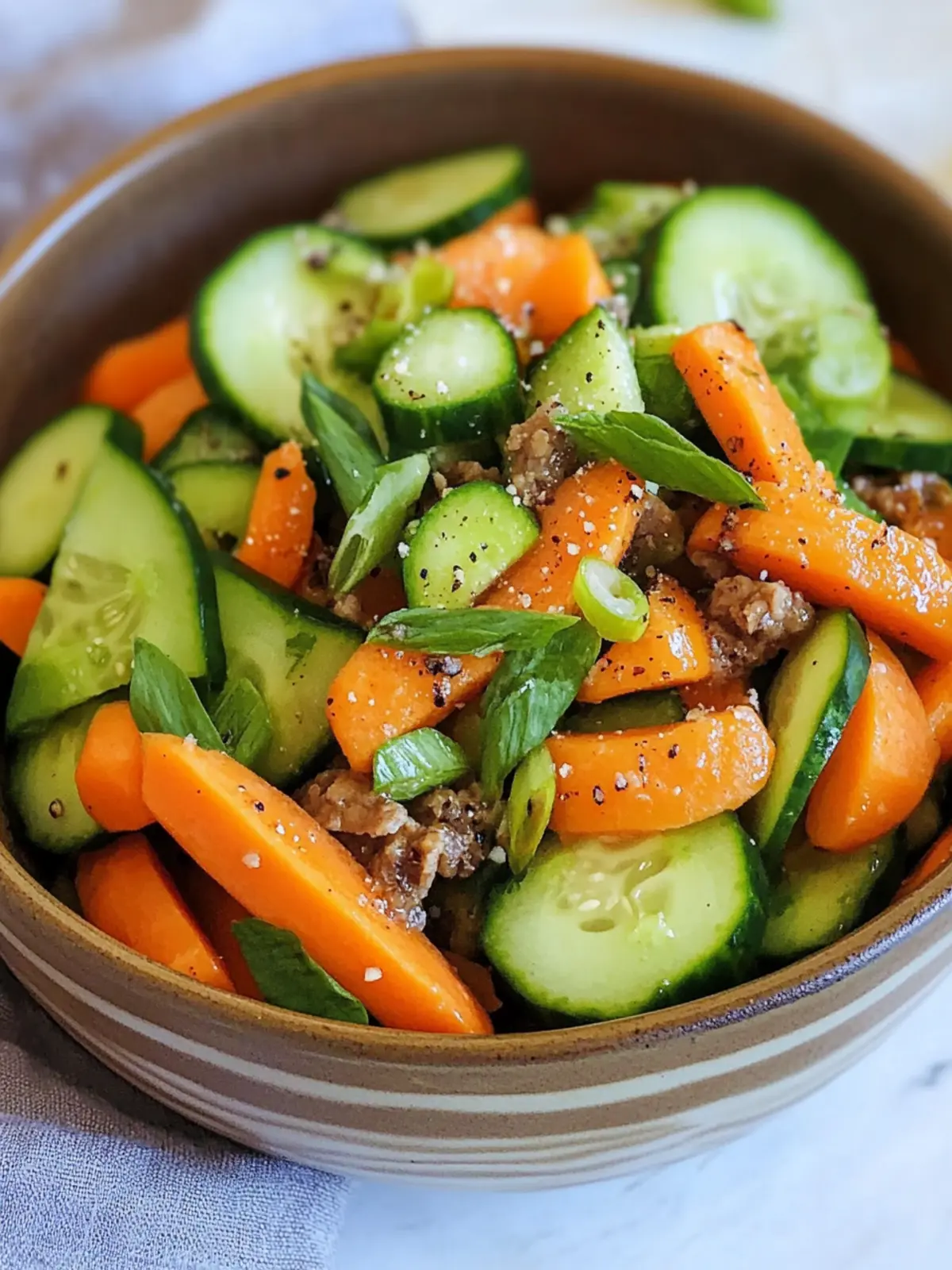Crisp Carrot and Cucumber Salad: A Refreshing Summer Delight 2 Carrot and Cucumber Salad