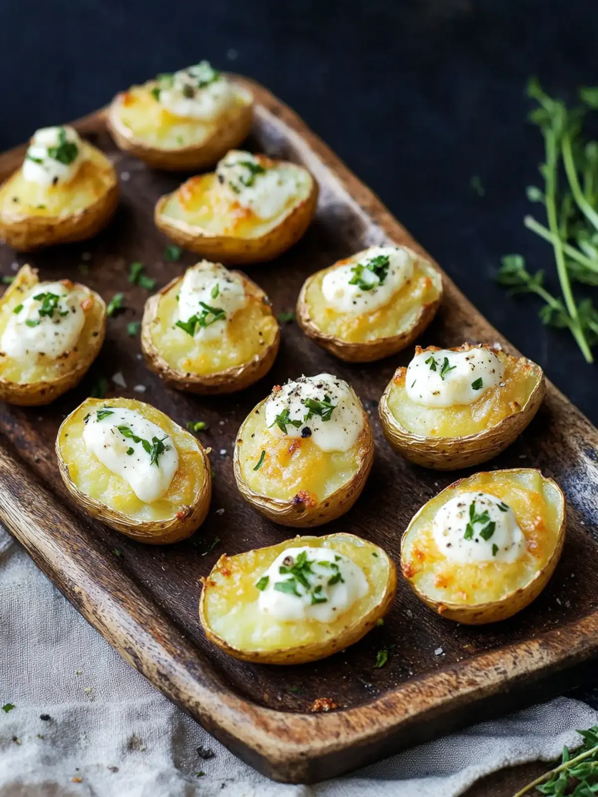 Mini Baked Potatoes with Flavor-Packed Toppings Galore 3 Mini Baked Potatoes