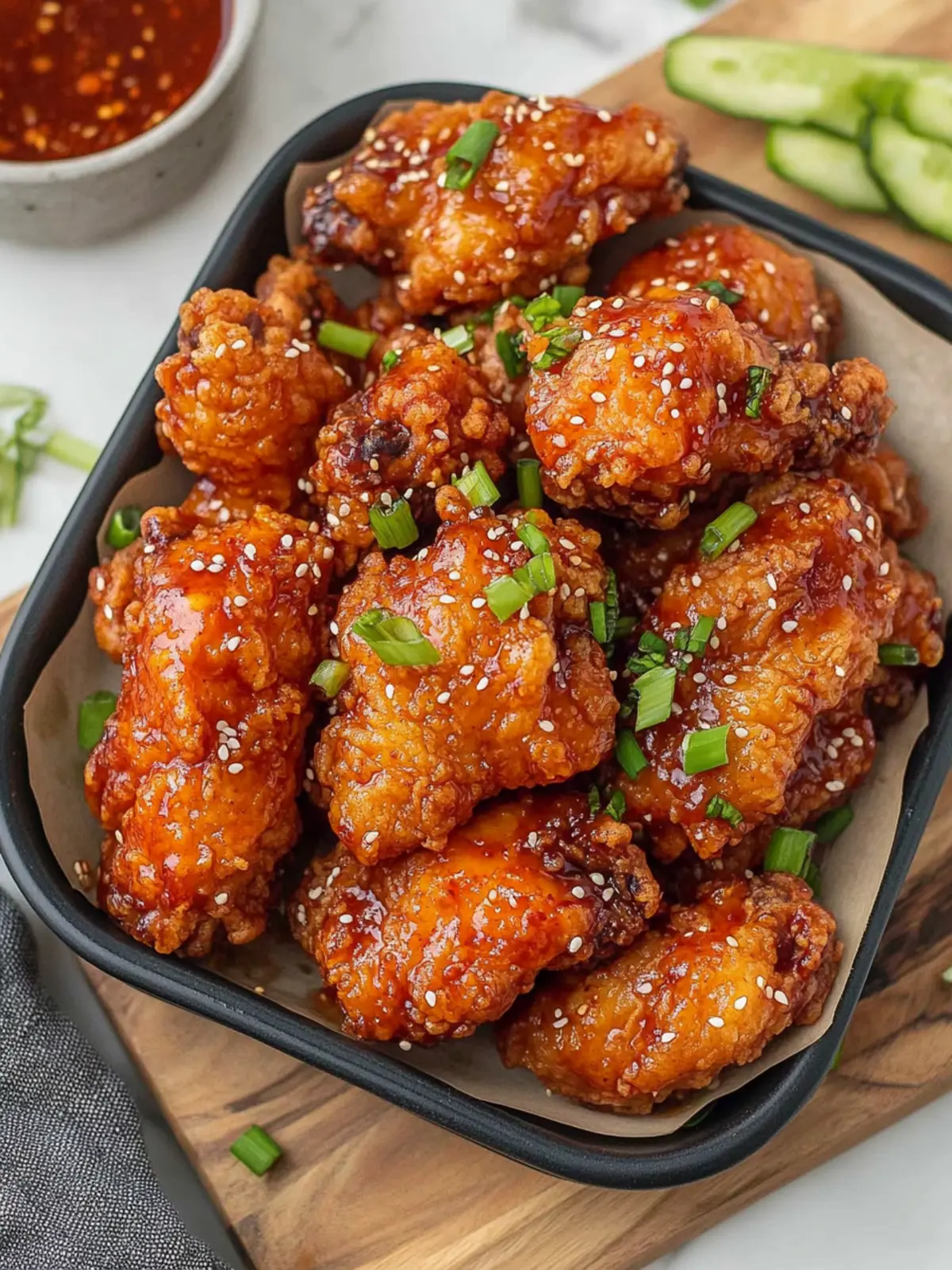 Crispy Korean Fried Chicken Dakgangjeong You’ll Crave Again! 3 Crispy Korean Fried Chicken (Dakgangjeong)