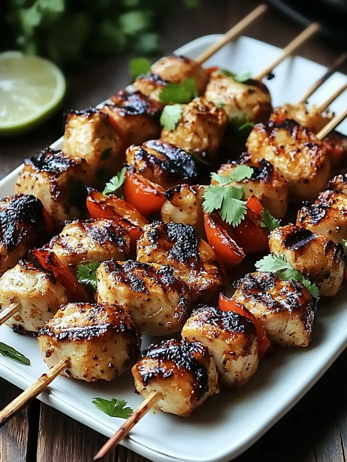 Tropical Grilled Thai Coconut Chicken Skewers for Easy Summer Feasts 5 Tropical Grilled Thai Coconut Chicken Skewers