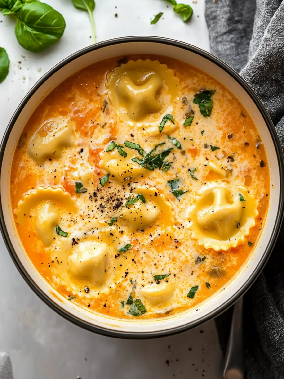 Creamy Ravioli Soup: Quick Italian Comfort Your Family Will Love 3 Creamy Ravioli Soup